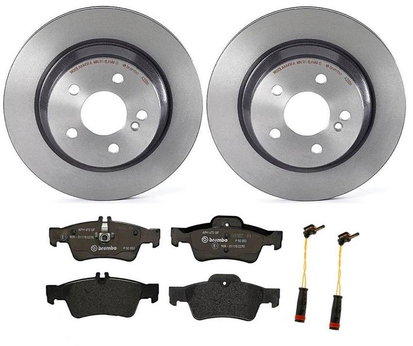 Brembo Brakes Kit - Pads and Rotors Rear (300mm) (Low-Met)